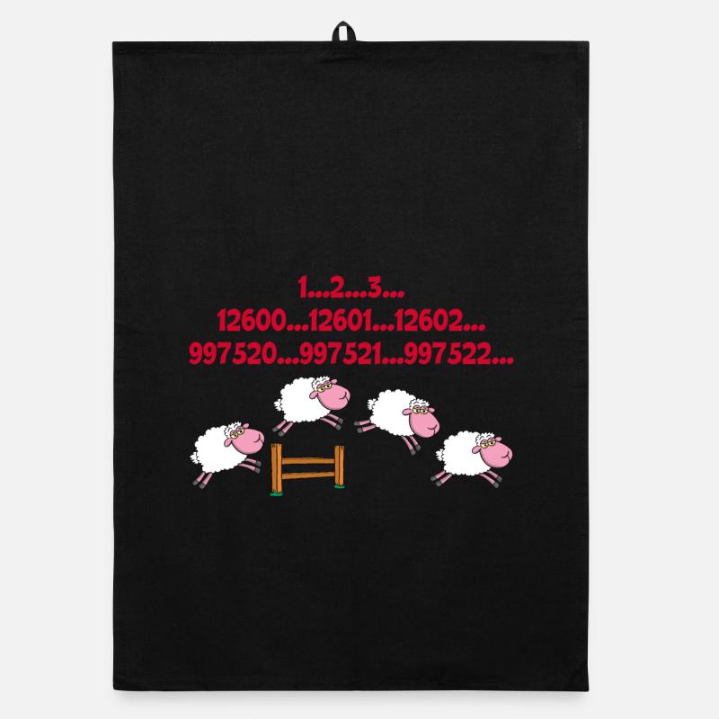Counting sheep Organic dish towel