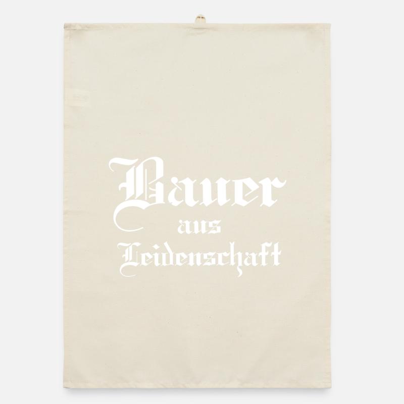 Leidenschaftlicher Bauer Organic Geschirrtuch