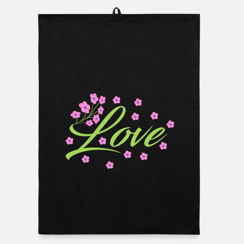 Amour - Fleurs Torchon bio