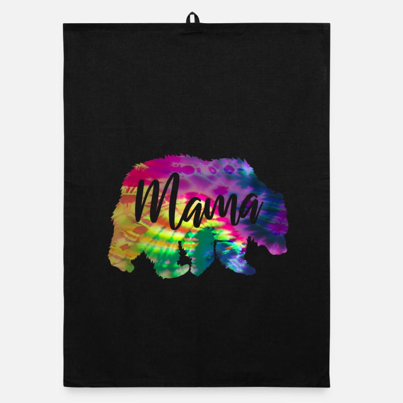 Maman Bear Tie Dye Batik Bear Torchon bio