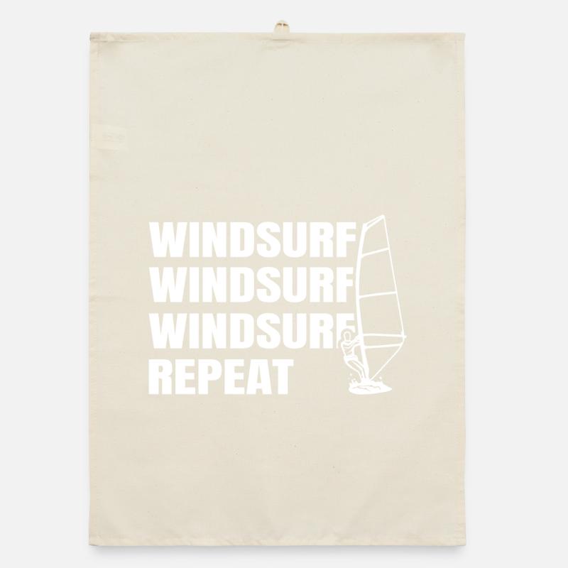 Windsurfing Organic dish towel