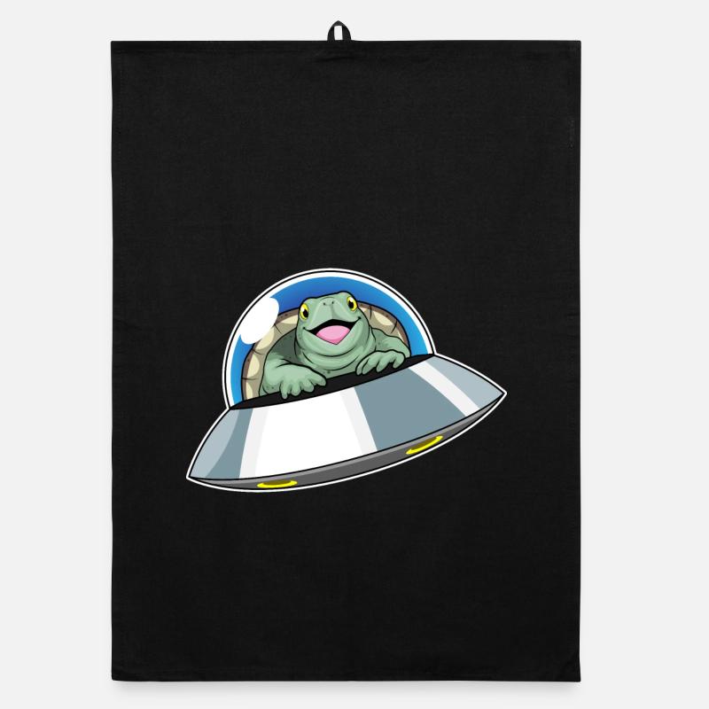 Turtle Spaceship Space Torchon bio