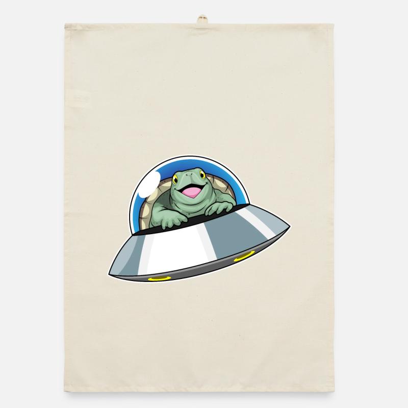 Turtle Spaceship Space Torchon bio