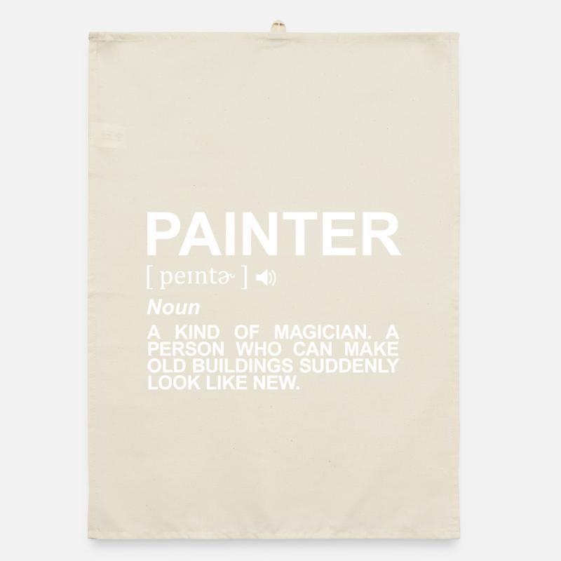 Painter Varnisher Definition Organic dish towel