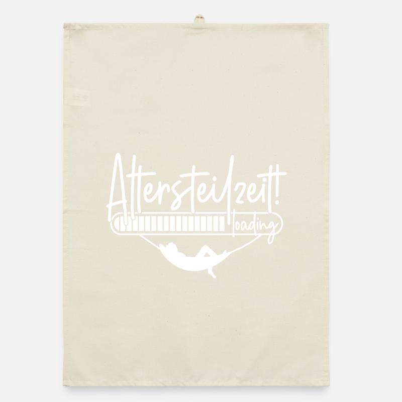 Altersteilzeit loading Ladebalken Hängematte ATZ Organic Geschirrtuch