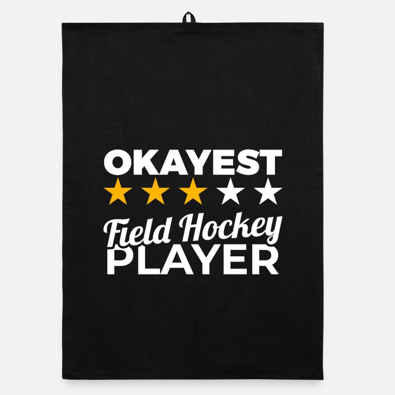 Durchschnittlicher Hockeyspieler Organic Geschirrtuch