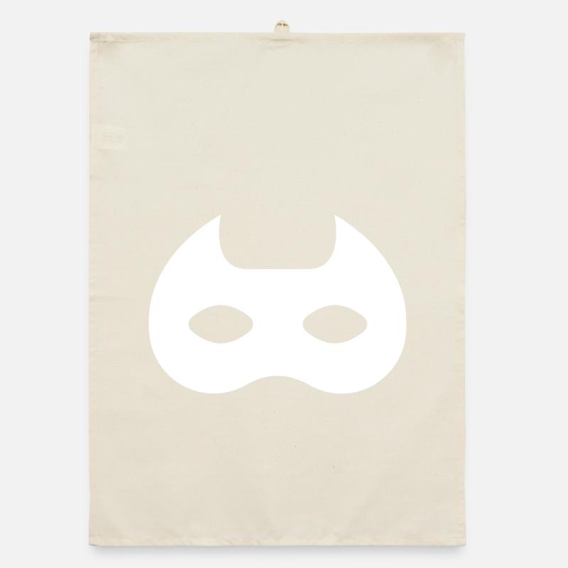 Maske eines Superhelden Organic Geschirrtuch