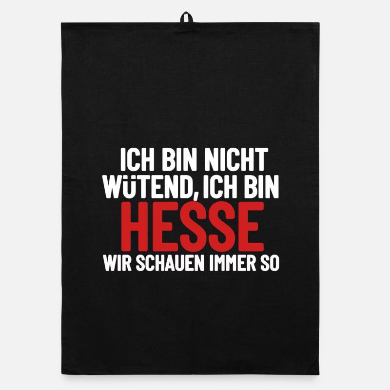 I'm not angry - I'm Hessian Organic dish towel