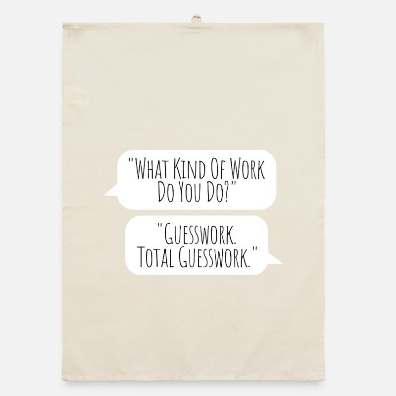 Total Guesswork - No idea at work Organic dish towel