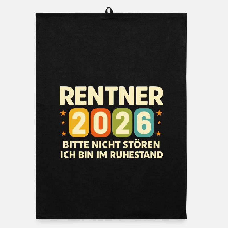 Pensioners 2026 Retirement Please Do Not Disturb Organic dish towel