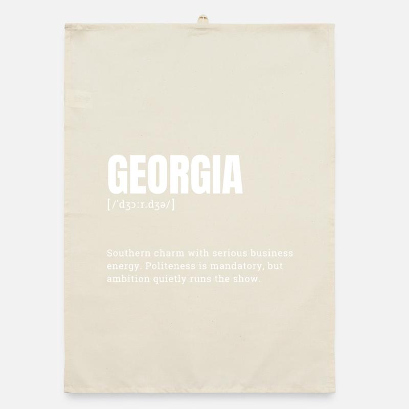 Georgia Charme Geschäftsdynamik Organic Geschirrtuch