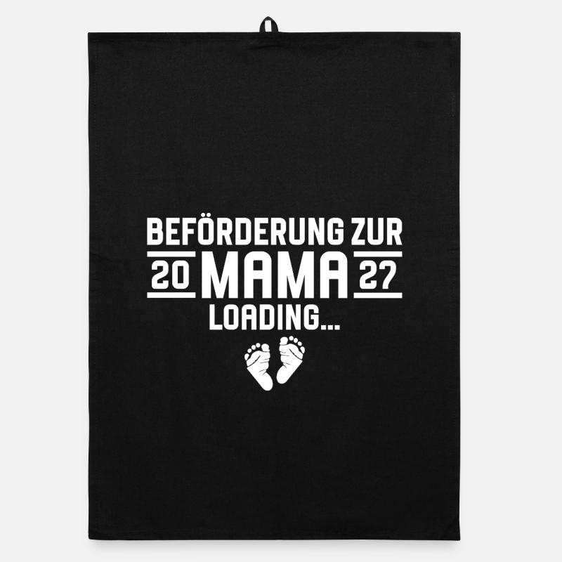 Promotion au poste de maman 2027 Torchon bio
