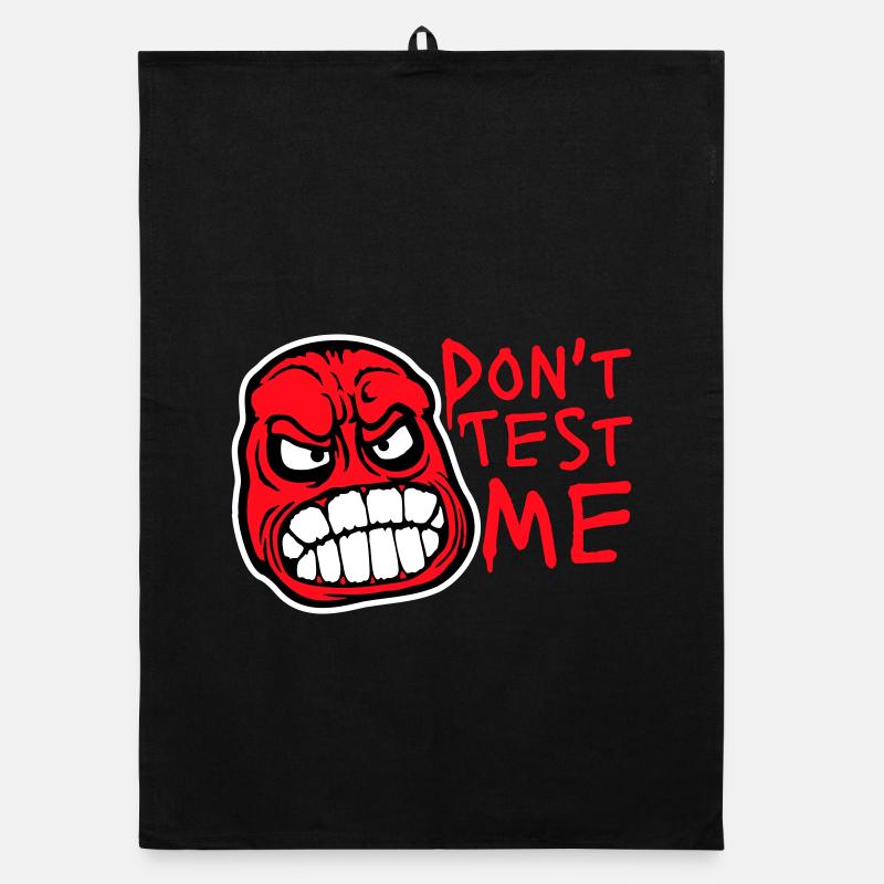 Ne me teste pas comique coquine, citation drôle Logo Torchon bio