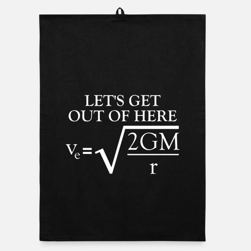 Physics Joke: Escape Velocity – Funny Know Organic dish towel