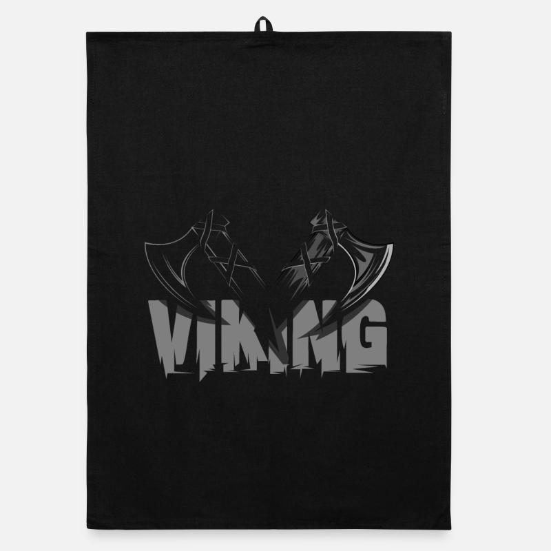 viking axt ax symbol vikings wikinger Organic Geschirrtuch