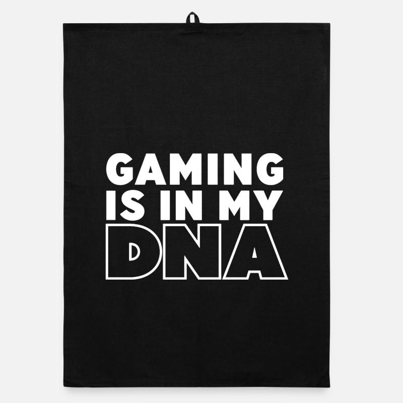 Gaming is my DNA Organic Geschirrtuch