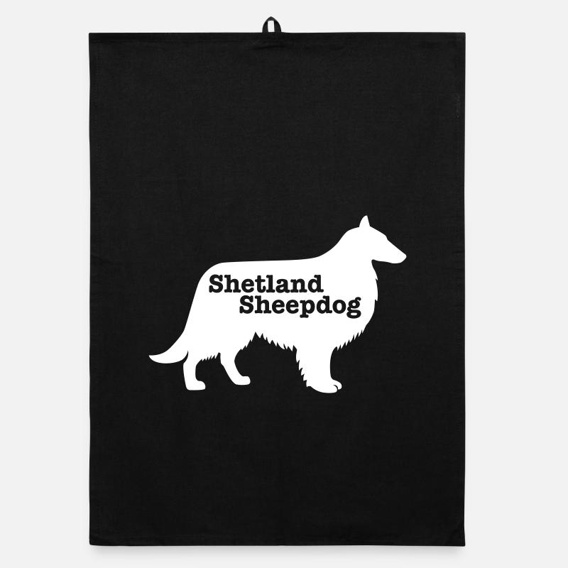 Berger Shetland - Torchon bio - noir
