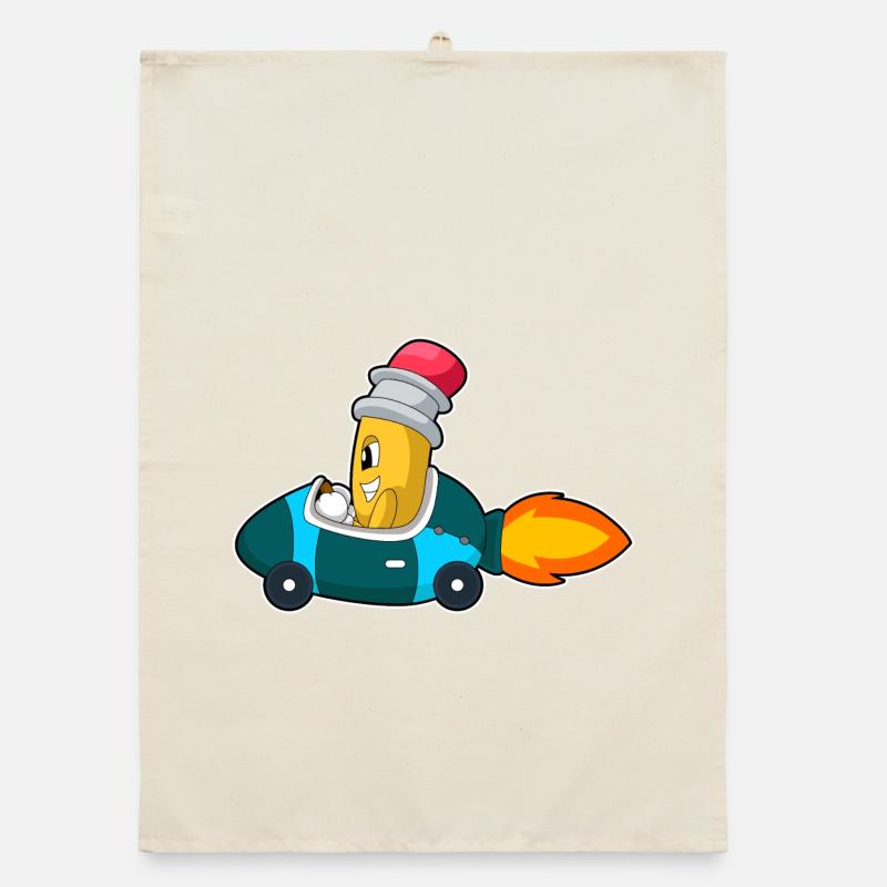 Voiture crayon Torchon bio