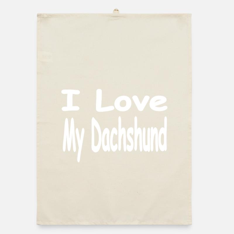 Dackel Organic Geschirrtuch