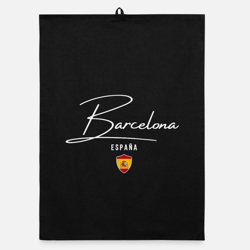 Barcelone, Espagne, design élégant Torchon bio