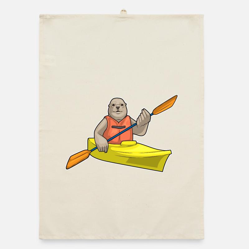 Petit bateau phoque Torchon bio