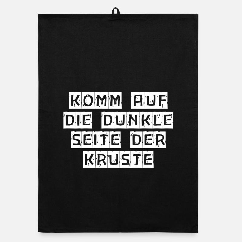 Komm auf die dunkle Seite der Kruste Organic Geschirrtuch