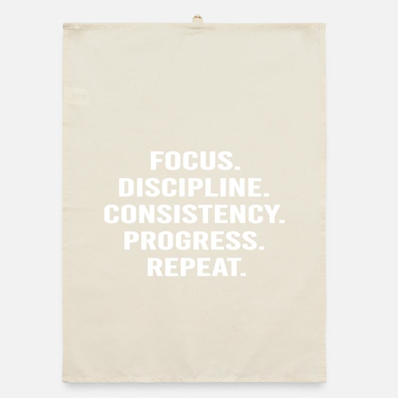 Concentration, discipline, progression, répétition. Torchon bio