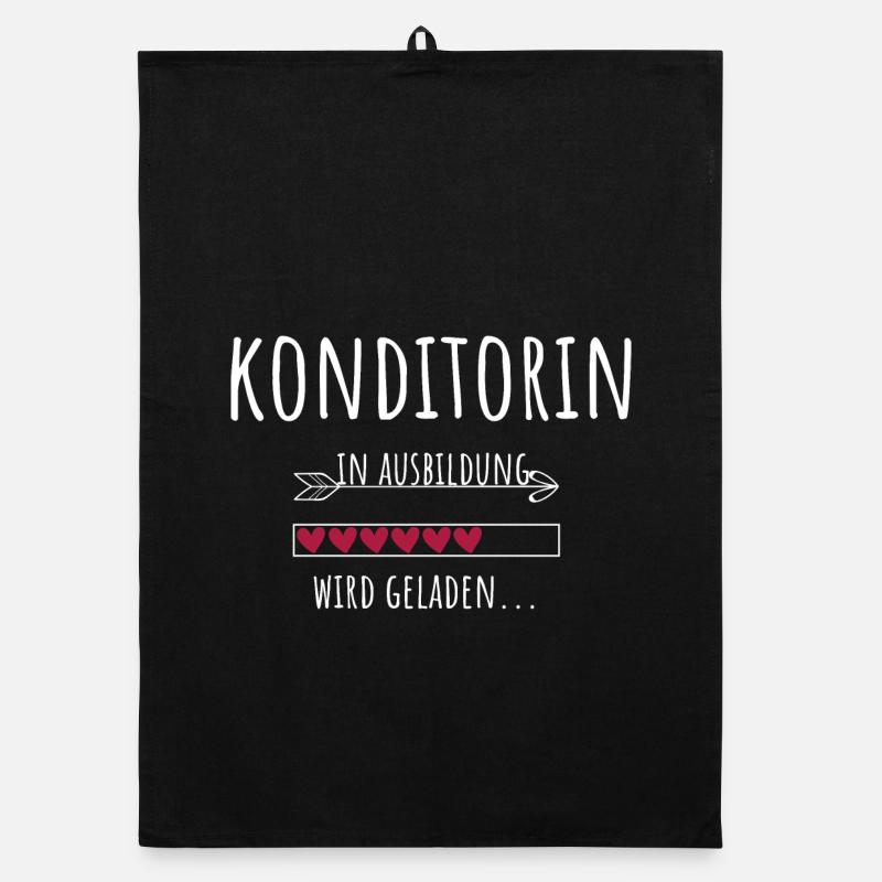 Konditorin Azubi Beruf Ausbildung Backen Organic Geschirrtuch