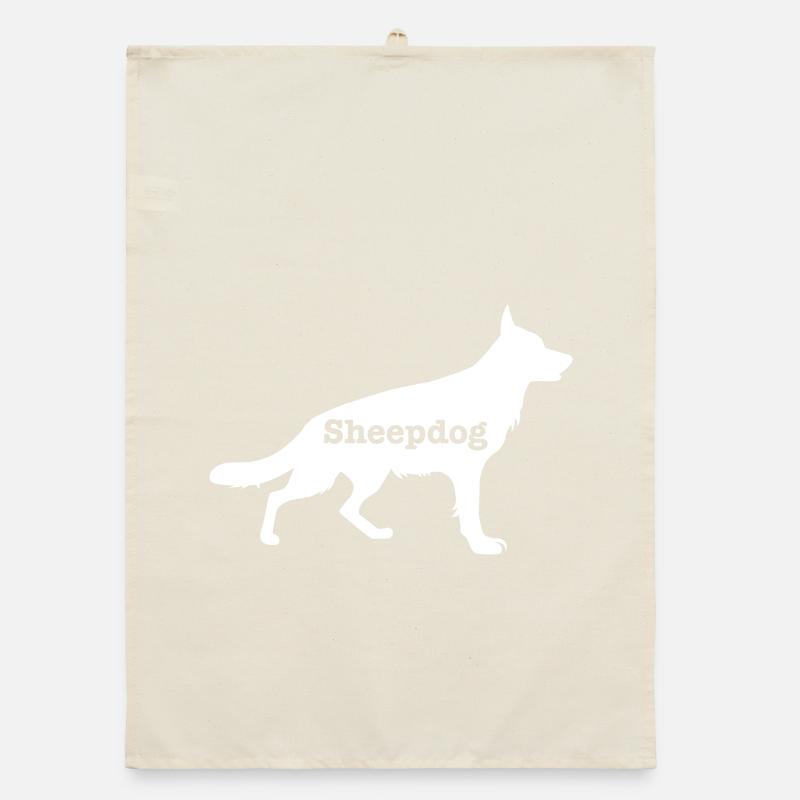 Schäferhund Organic Geschirrtuch