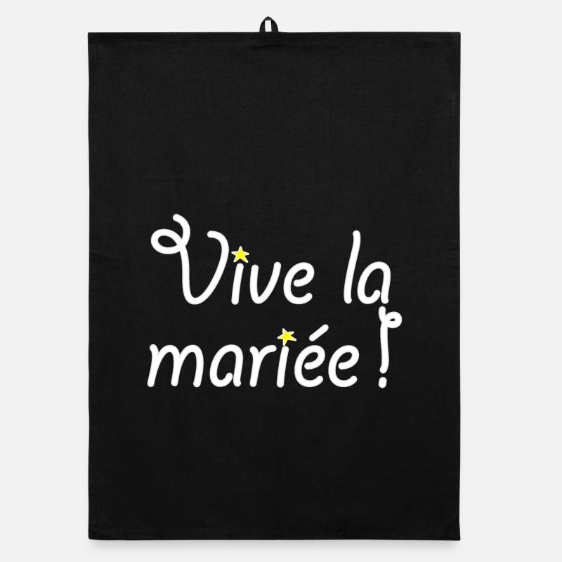 Vive la mariée ! Torchon bio