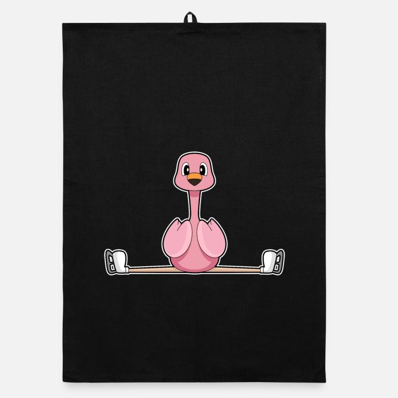 Flamingo patins à glace Torchon bio
