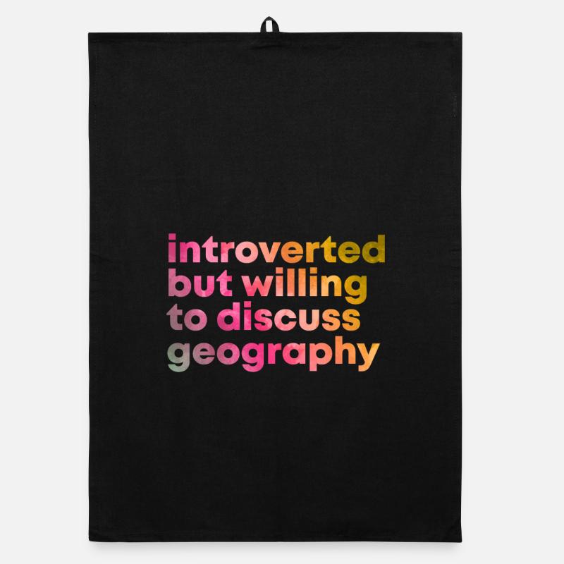 Geography Organic dish towel
