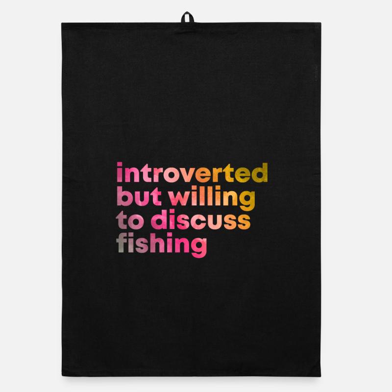 Fishing Organic dish towel