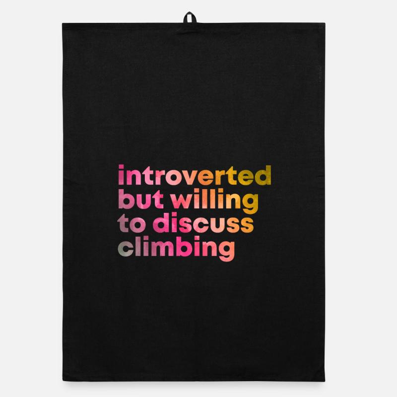 Klettern Klettern Organic Geschirrtuch