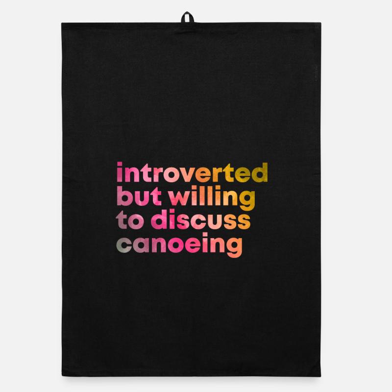 Canoeing Organic dish towel