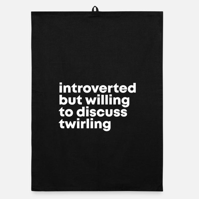 Twirling Organic dish towel