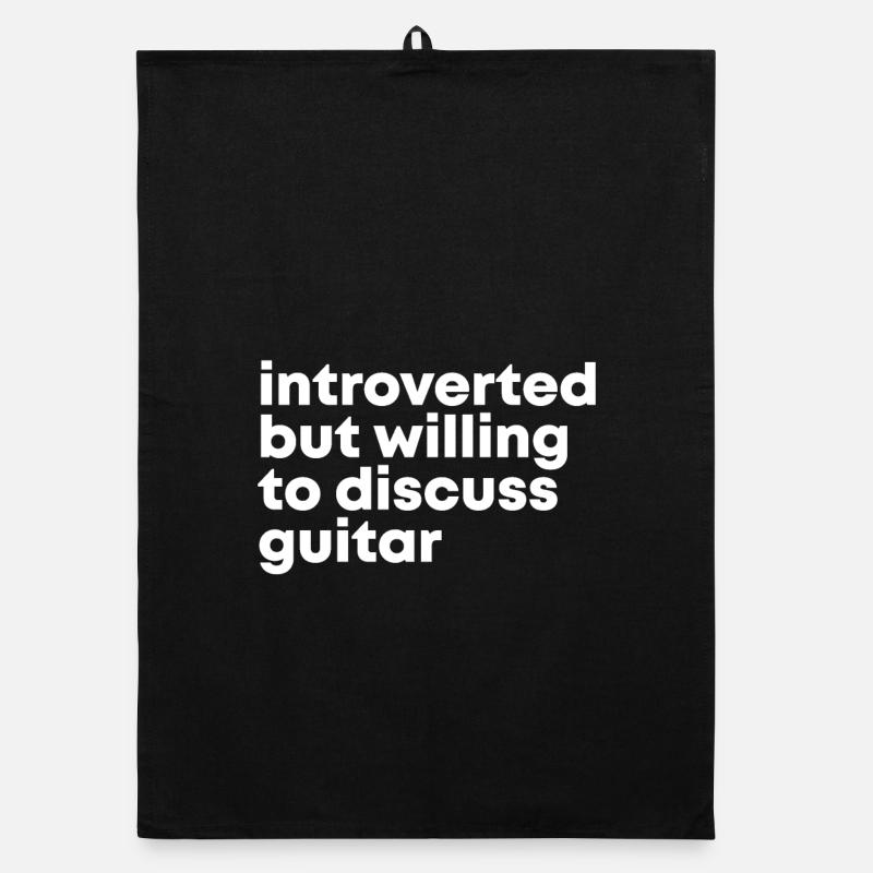 Guitar Organic dish towel