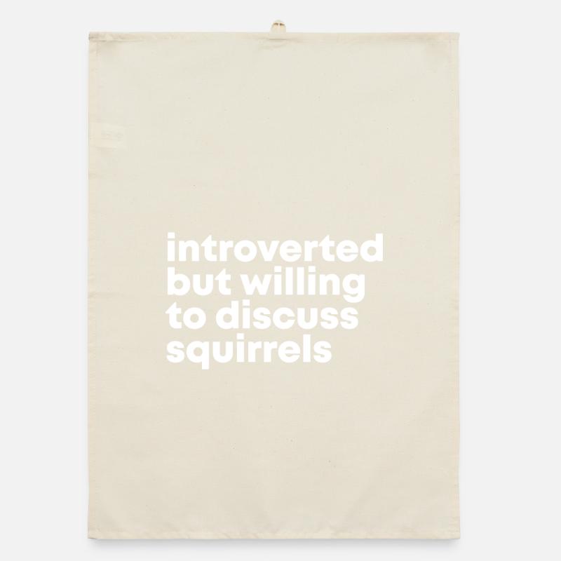 Eichhörnchen Eichhörnchen Eichhörnchen Organic Geschirrtuch