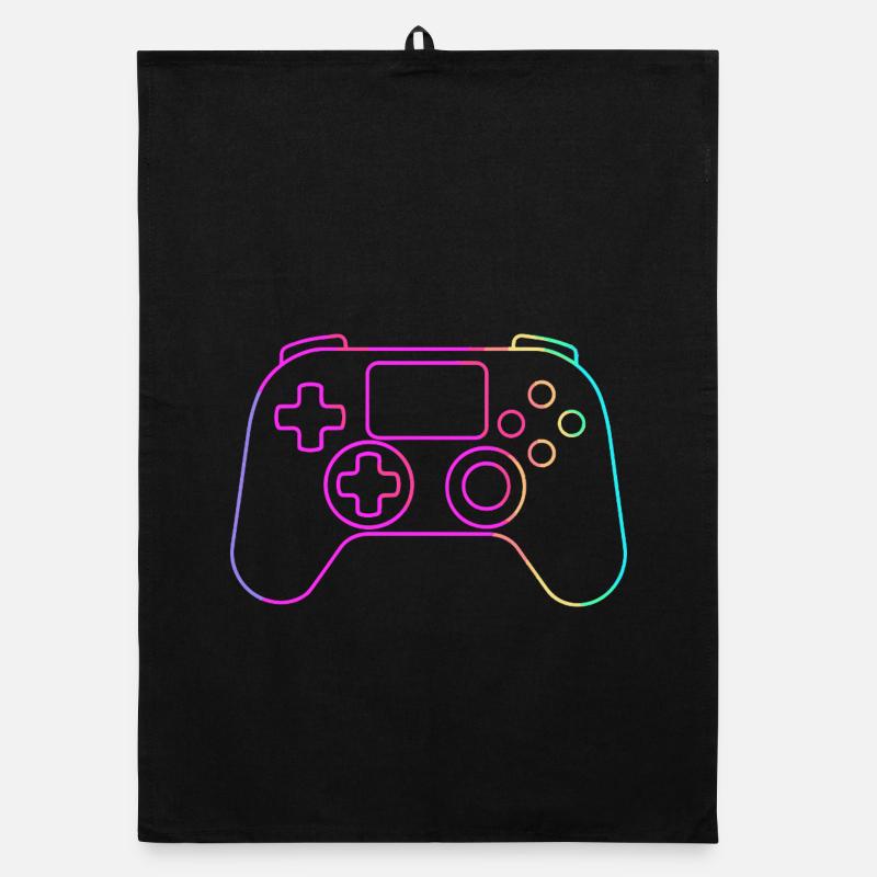 Spiel Controller Skizze Organic Geschirrtuch