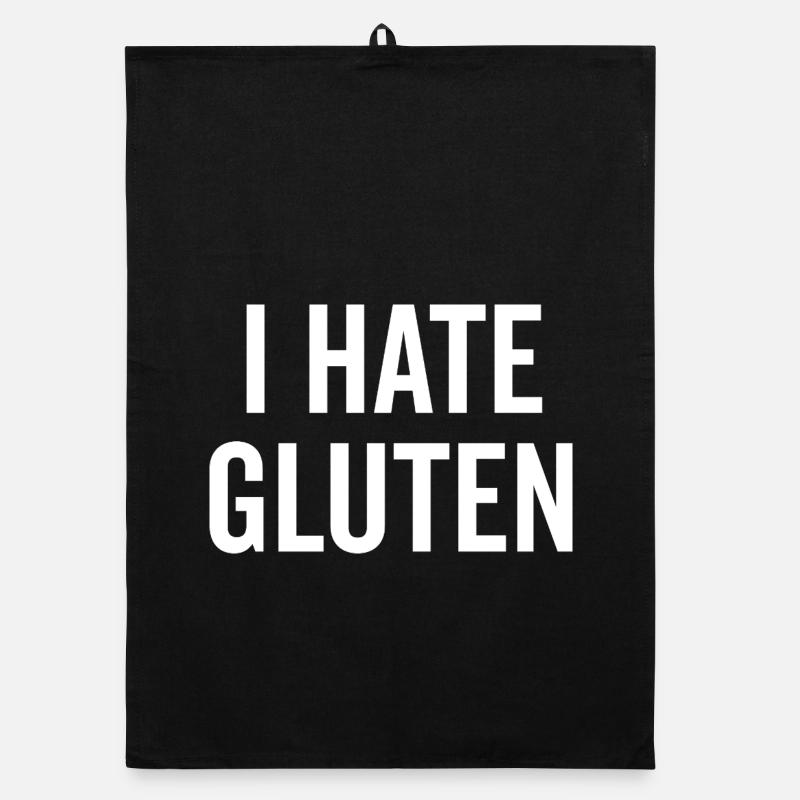 I Hate Gluten Organic dish towel