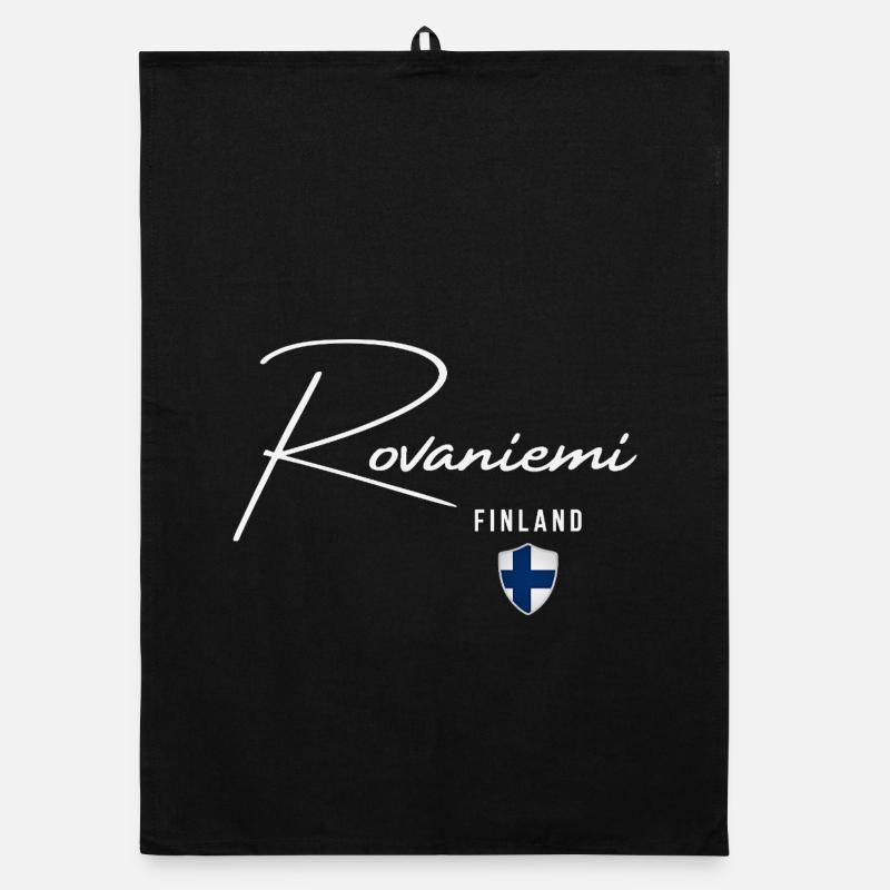 Rovaniemi Finland, elegant design Rovaniemi Organic dish towel