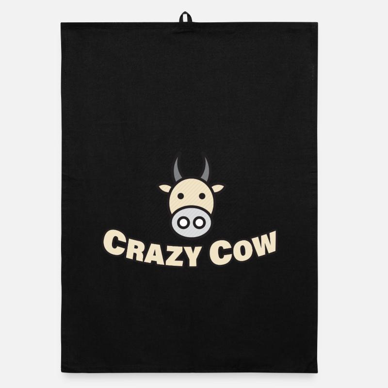 VACHE FOLLE Torchon bio