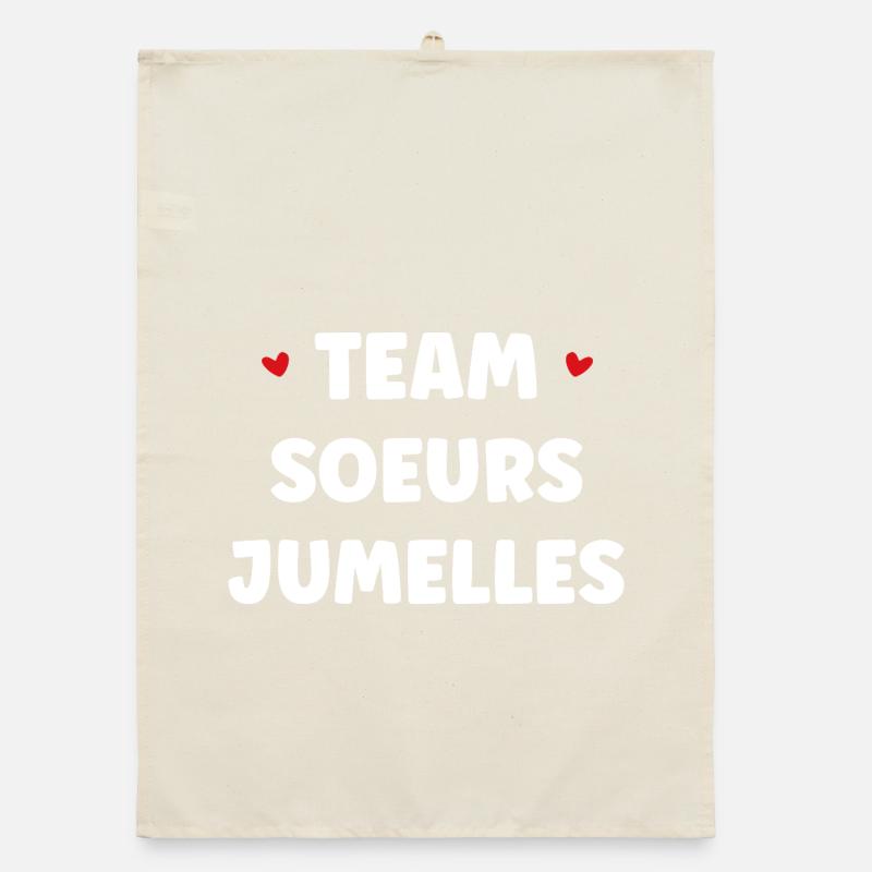 Team Soeurs Jumelées Torchon bio