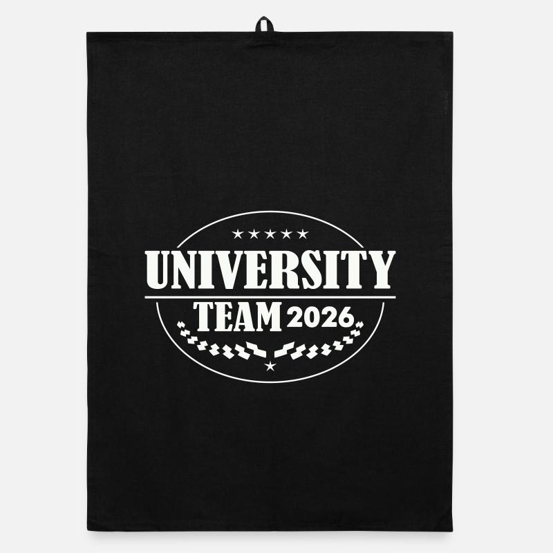 Emblème de l’équipe universitaire 2026 Torchon bio