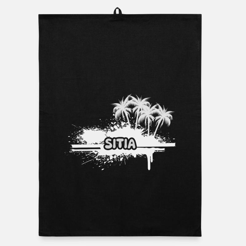 Sitia as palm trees Organic dish towel