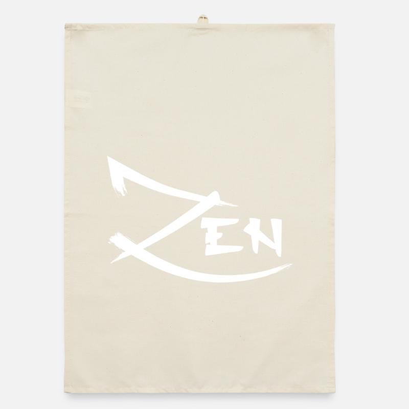ZEN Minimalist Plotting Organic dish towel