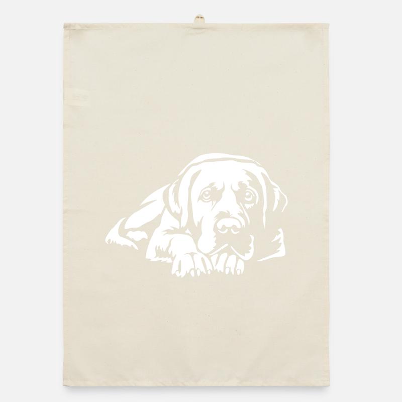 Labrador « Édition Noire » Torchon bio