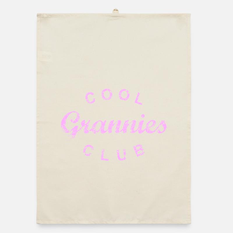 Cool Grannies Club Großmutter Muttertag Geschenk Organic Geschirrtuch