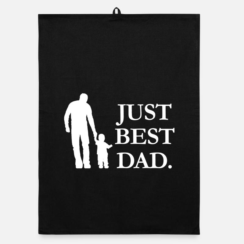 Just Best Dad Organic Geschirrtuch