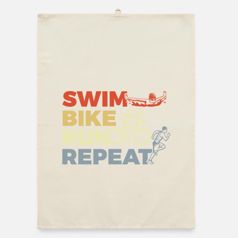 Triathlon Repeat Organic dish towel